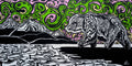 Auke Bear Mural — Acrylic on Wood, 96"×48"